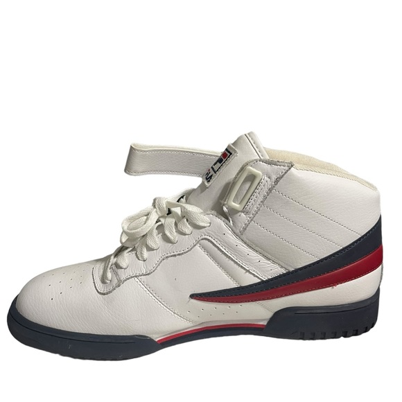 Fila Men’s Sport Athletic Casual High Tops White Sneaker Size 13 - Picture 2 of 9